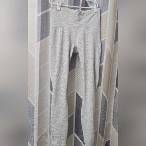 Lululemon Athletica Striped Gray Leggings